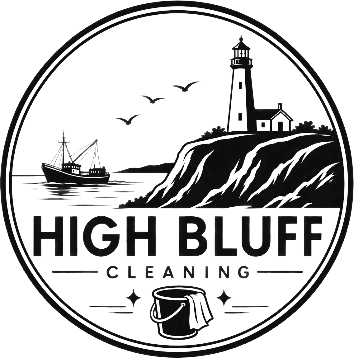 High Bluff Cleaning Logo